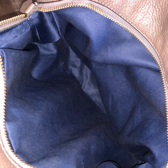 Coach Madison Phoebe Brown Leather 3 Pocket Satchel Shoulder Bag - Picture 4 of 11